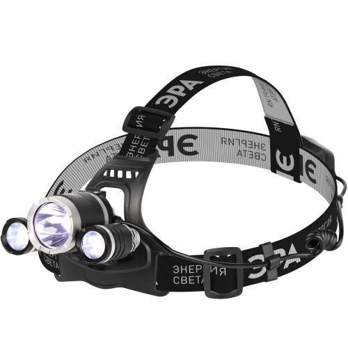 Фонарь аккумуляторный налобный GA-809 8Вт 3SMD CREE High Power Headlamp алюм. Эра Б0056111