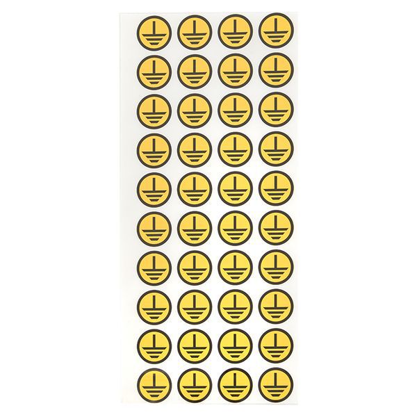 Знак "Земля" круглый d20мм EKF an-1-04