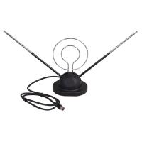 Антенна ТВ комнатная RX-105 телескопич. на подставке с кольцом VHF; UHF 47-860 MHz REXANT 34-0105