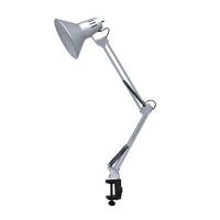 Светильник настольный СНС 13С 60Вт E27 230В под лампу на струбцине серебр. (кор.) IN HOME 4690612012889