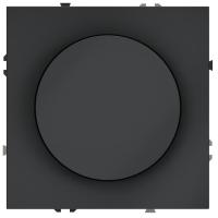 Светорегулятор поворотно-нажимной СП S70 600Вт механизм графит Voltum VLS070307