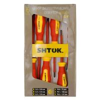 Набор отверток 1000В картон (6 предметов) (09906) SHTOK 376361
