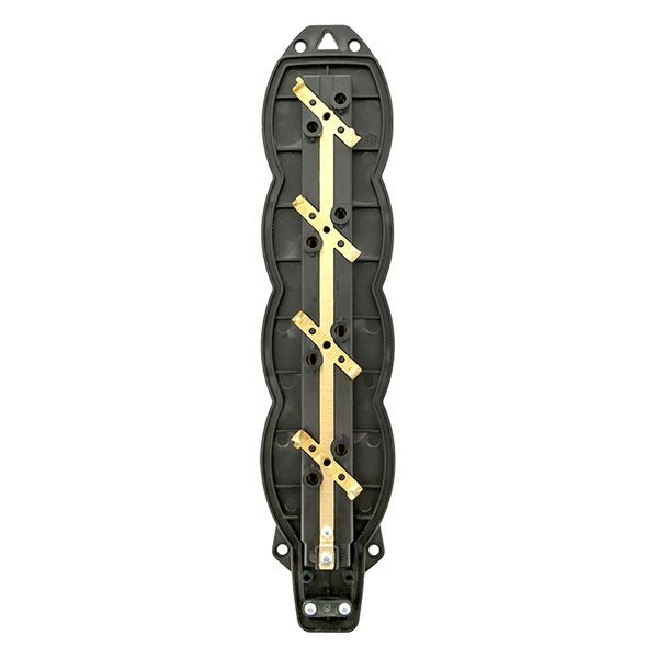 Колодка 4-м 16А IP44 2P+PE 230В с защ. крышками каучук Basic EKF RPS-020-16-230-44