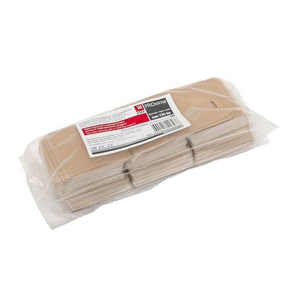 Бирка маркировочная мягкая У-134М (большой квадрат) (уп.100шт) PROxima EKF mm-134-bs