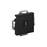 Розетка HDMI AtlasDesign механизм карбон SE ATN001080