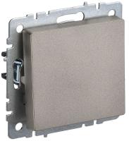 Выключатель 1-кл. СП BRITE ВС10-1-4-БрШ 10А самовозвратн. механизм шампань IEK BR-V14-0-10-K37