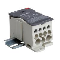 Блок распределительный винтовой зажим 1х185кв.мм 2х35кв.мм 5х16кв.мм 4х10кв.мм DKC POD-400