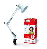 Светильник настольный СНС 13Б 60Вт E27 230В под лампу на струбцине бел. (кор.) IN HOME 4690612012728