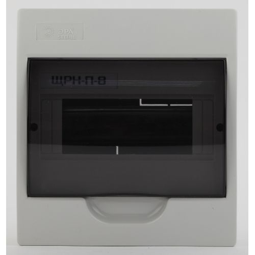Бокс ЩРН-П-8 мод. навесной пластик IP41 SIMPLE NO-box_simple-plastic_8_surface ЭРА Б0041523