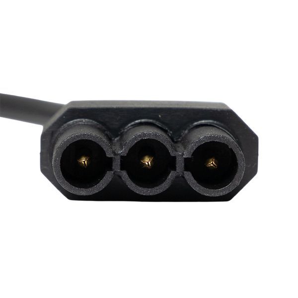 Кабель для подключения светодиодных линейных светильников ДБО-60/120/150 1м 3х0.75 черн. EKF ASC-B-1-LBL