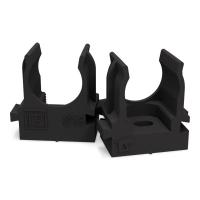 Держатель для труб (клипса) d16мм для монтажн. пистолета черн. в п/э Промрукав PR13.0131