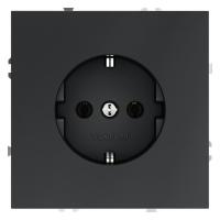 Розетка 1-м СП S70 16А с заземл. механизм графит Voltum VLS040107