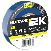Изолента 0.15х19мм (рул.20м) син. IEK EX-IZ10-C15-19-20-K07