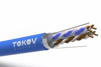 Кабель витая пара F/UTP 4х2х23AWG (0.57мм) кат.6 LSZH Fluke tested (м) PRO TOKOV ELECTRIC