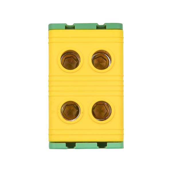 Клемма силовая вводная двойн. КСВ 16-50кв.мм желт./зел. EKF plc-kvs2-16-50-y-green