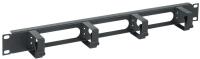 Органайзер кабельный 19 дюйм 1U 4 кольца черн. ITK CO05-1M4RM