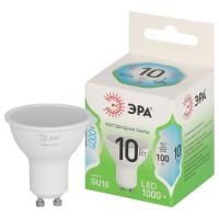 Лампа светодиодная GREEN LINE MR16-10W-840-GU10 GL 10Вт софит 4000К яркий свет бел. GU10 Эра Б0066993
