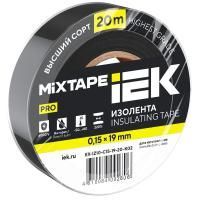 Изолента 0.15х19мм (рул.20м) черн. IEK EX-IZ10-C15-19-20-K02