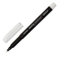 Маркер перманентный пулевидный 1.0мм бел. MunHwa Б0048238