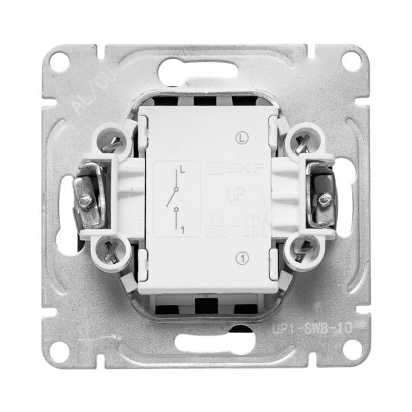 Выключатель 1-кл. СП Эпика механизм черн. EKF UP1-SWB-10