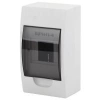 Бокс навесной ЩРН-П-4 4мод. IP41 пластик SIMPLE NO-box_simple-plastic_4_surface BOXS04 Эра Б0041521