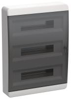 Корпус ЩРН-П-54 TEKFOR IP41 черн. прозр. дверь пластик. IEK TF5-KP12-N-54-41-K01-K03