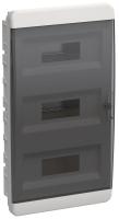 Корпус ЩРВ-П-36 TEKFOR IP41 черн. прозр. дверь пластик. IEK TF5-KP12-V-36-41-K01-K03