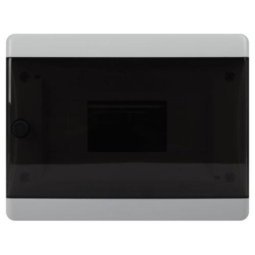Корпус навесной ЩРН-П-8 ЭРА COMFORT IP41 прозр. крышка пластик. бел. ЭРА Б0067224