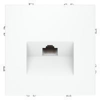 Розетка компьютерная 1-м СП S70 RJ45 кат.6 механизм бел. матов. Voltum VLS060102