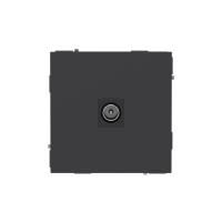 Розетка телевизионная одиночная TV KANT черн. уголь DKC 7012503