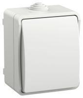 Выключатель проходной 1-кл. ОП Форс IP54 ВС20-1-0-ФБ бел. IEK EVS10-K01-10-54-DC