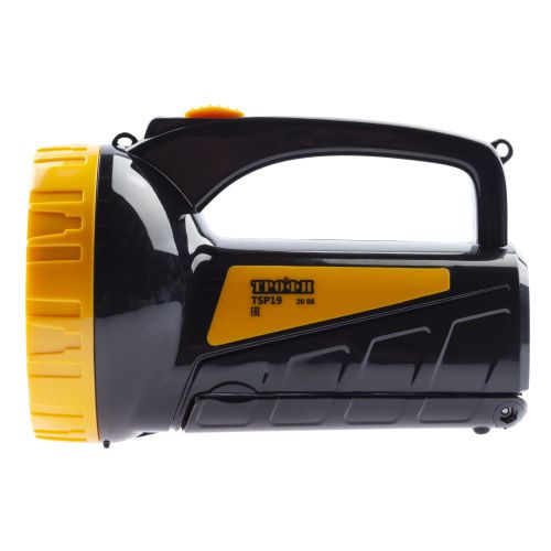 Фонарь-прожектор аккумуляторный TSP19 19 + 18LED аккум. 4В 2А.ч ЗУ 220В (картон. упак.) Трофи C0045552/Б0008436