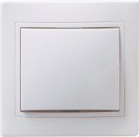 Выключатель 1-кл. СП Кварта 10А IP20 ВС10-1-0-КБ бел. GENERICA EVK10-K01-10-DM