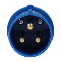 Вилка кабельная 013 16А 220AC 2P+PE 6ч IP44 КЭАЗ 222735