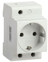 Розетка силовая РАр10-3-ОП с заземл. на DIN-рейку KARAT IEK MRD10-16