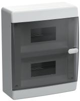 Корпус ЩРН-П-18 UNION Compact IP41 черн. прозр. дверь пластик. IEK UIC-KP12-N-18-41-K01