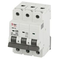 Выключатель автоматический 3п 25А C 6кА ВА47-63 PRO VA63-3P25C6 ЭРА Б0063170