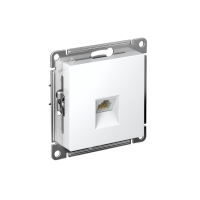 Розетка компьютерная AtlasDesign RJ45 кат.5E механизм лотос SE ATN001383