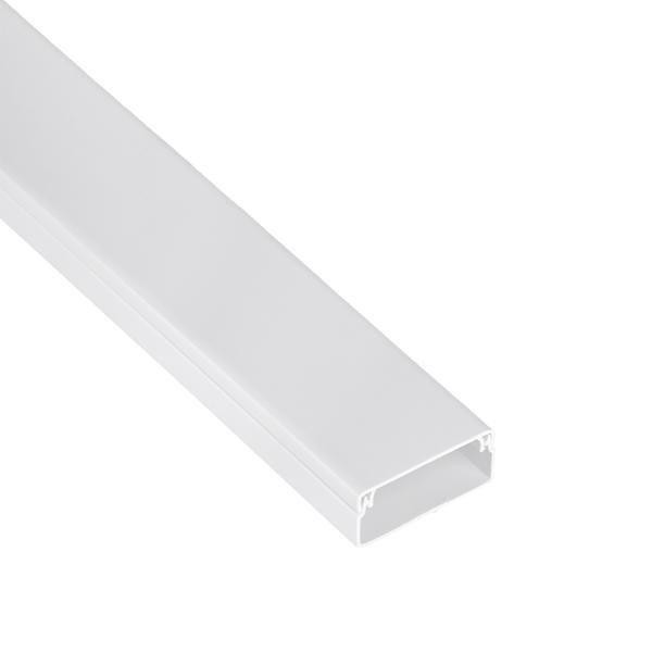 Кабель-канал 20х10 L2000 пластик бел. EKF kkm-20-10