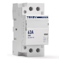 Контактор модульный 36мм 63А 230В АС 2НО PRIZMA TOKOV ELECTRIC TKE-PZ-MC-2-63-230-20