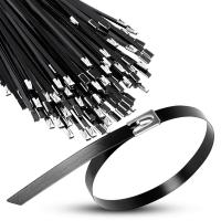 Хомут кабельный 4.6х100 сталь ANSI 316 с покрытием TOKOV ELECTRIC TKE-HM316-4.6-100-C/100