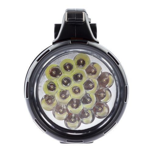 Фонарь-прожектор аккумуляторный Альфа PA-601 19LED + 24LED литиевый аккум. 3А.ч ЗУ 220В + 12В (инд. упак.) Эра Б0031036