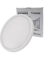 Светильник светодиодный SLIM WHITE 38Вт 4500К IP40 2650лм 230В 400х25мм КОСМОС KSlim38w_W4500K