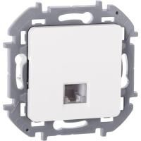 Розетка телефонная СП Inspiria RJ11 IP20 механизм бел. IEK 673820