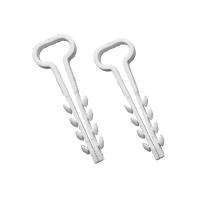 Дюбель-хомут для плоского кабеля 6-14мм бел. (уп.100шт) TOKOV ELECTRIC TKE-DH-6-14-PK-C01