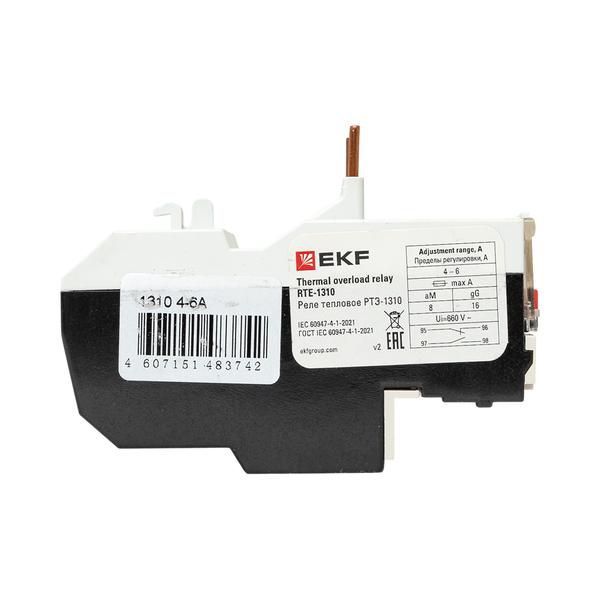Реле тепловое РТЭ-1310 4-6А EKF rel-1310-4-6