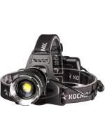 Фонарь налобный аккум. 10Вт P70 LED/Li-ion18650 3х1200мА.ч алюм. КОСМОС (KOC853Lit)