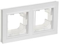 Рамка 2-м BRITE РУ-2-БрАБ-44 IP44 арктич. бел. IEK BR-M22-44-K91