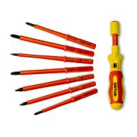 Набор диэлектрических отверток 7+1 динамометрическая рукоятка 1-5нм (09350) SHTOK 376355