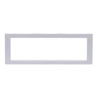 Рамка 6мод. универс. под Brava/VIVA/45х45 бел. DKC F00015